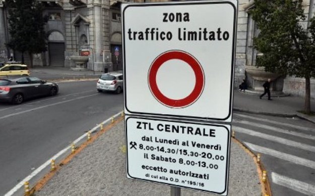 Zona traffico Limitato skilt